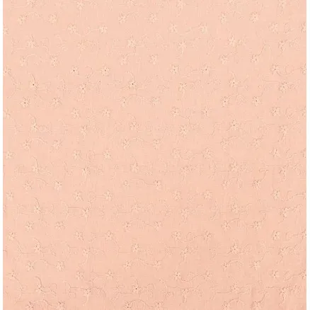 Bomullstyg m/Broderi 135cm 1613 Laxrosa - 50cm